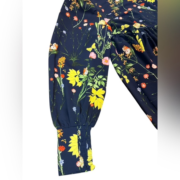 Tuckernuck Pomander Place Wildflower Spencer Dress w/ Puff Sleeves Size Medium - Picture 4 of 9